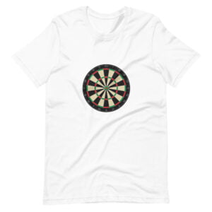 dartboard t-shirt unisex shortsleeve t0shirt